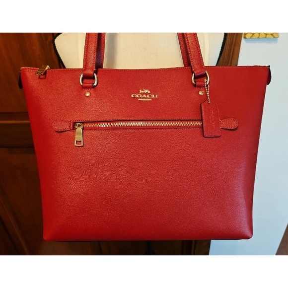 Coach “Gallery” Red Tote Bag - Picture 8 of 8